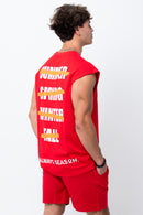 Seasons Dont Change Sleeveless Tee - Red