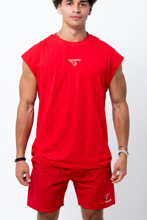 Seasons Dont Change Sleeveless Tee - Red