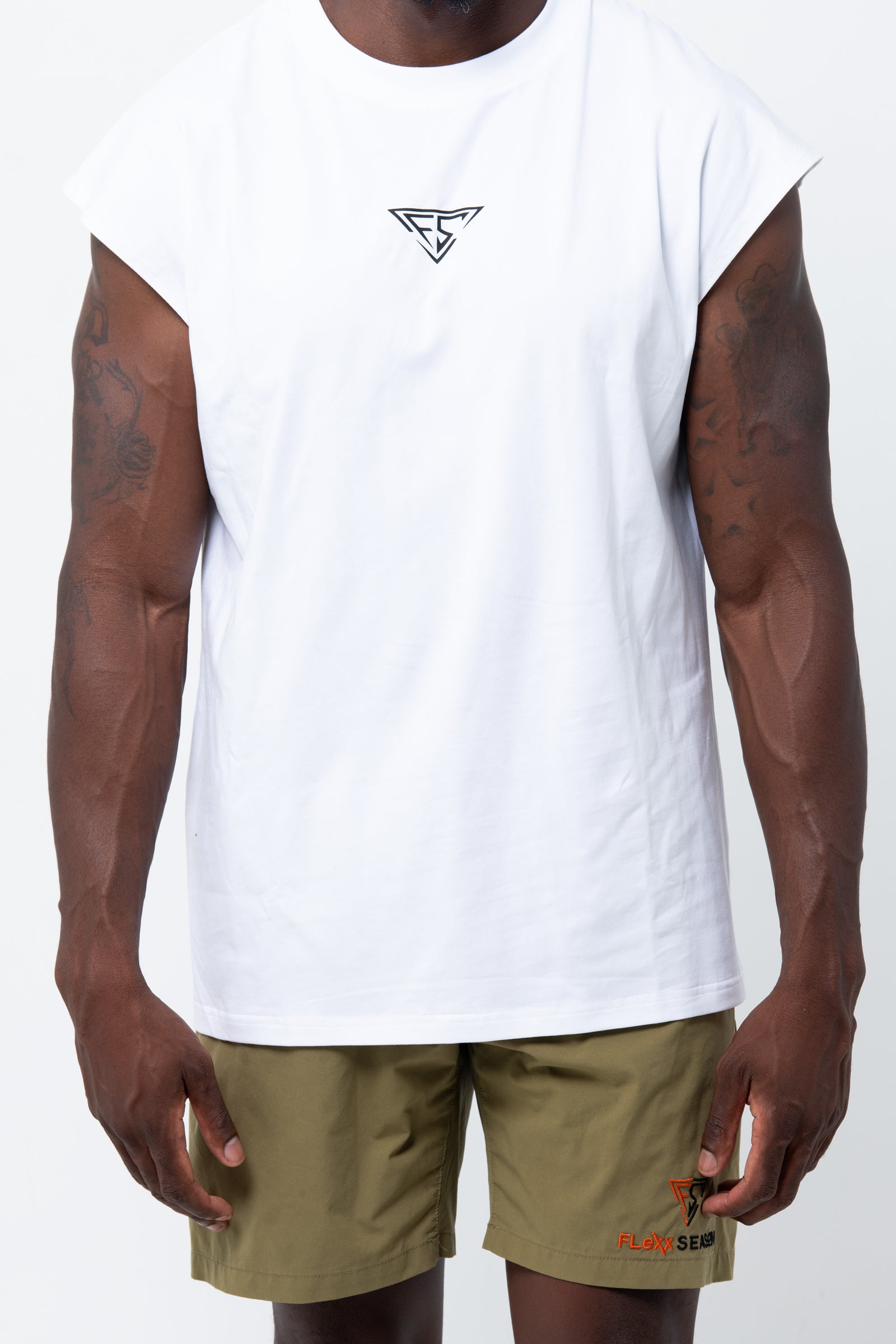 Seosons Dont Change Sleeveless Tee - White