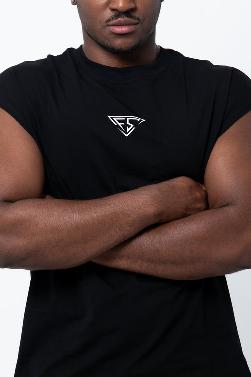 Seasons Dont Change Sleeveless Tee - Black