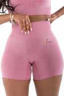 Revenge Yoga Shorts - Pink