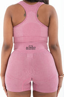 Revenge Yoga Shorts - Pink